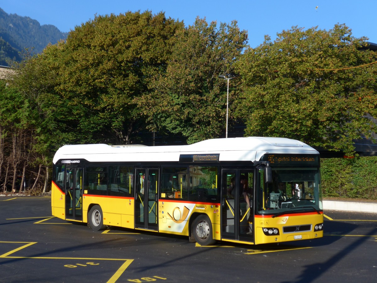 (155'348) - PostAuto Bern - BE 610'541 - Volvo am 23. September 2014 beim Bahnhof Interlaken West