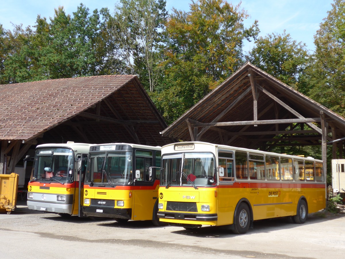 (155'483) - Burri, Teuffenthal (RWB) - FBW/R&J (ex Alga, D-Sittensen; ex PM-Oldi-Club, D-Hamburg; ex Burri, Teuffenthal) am 5. Oktober 2014 in Oberburg, Ziegelgut