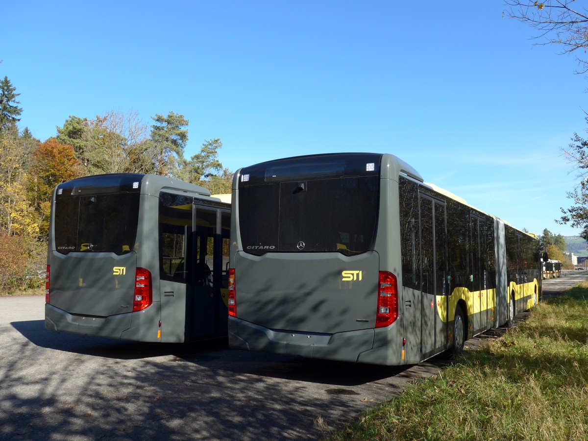 (156'399) - STI Thun - Nr. 173 - Mercedes am 1. November 2014 in Thun, Waffenplatz