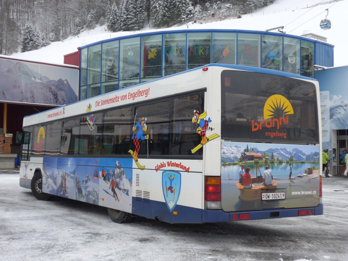 (157'947) - EAB Engelberg - Nr. 5/OW 10'241 - Mercedes/Hess (ex ZVB Zug Nr. 155; ex ZVB Zug Nr. 55) am 26. Dezember 2014 in Engelberg, Titlisbahnen