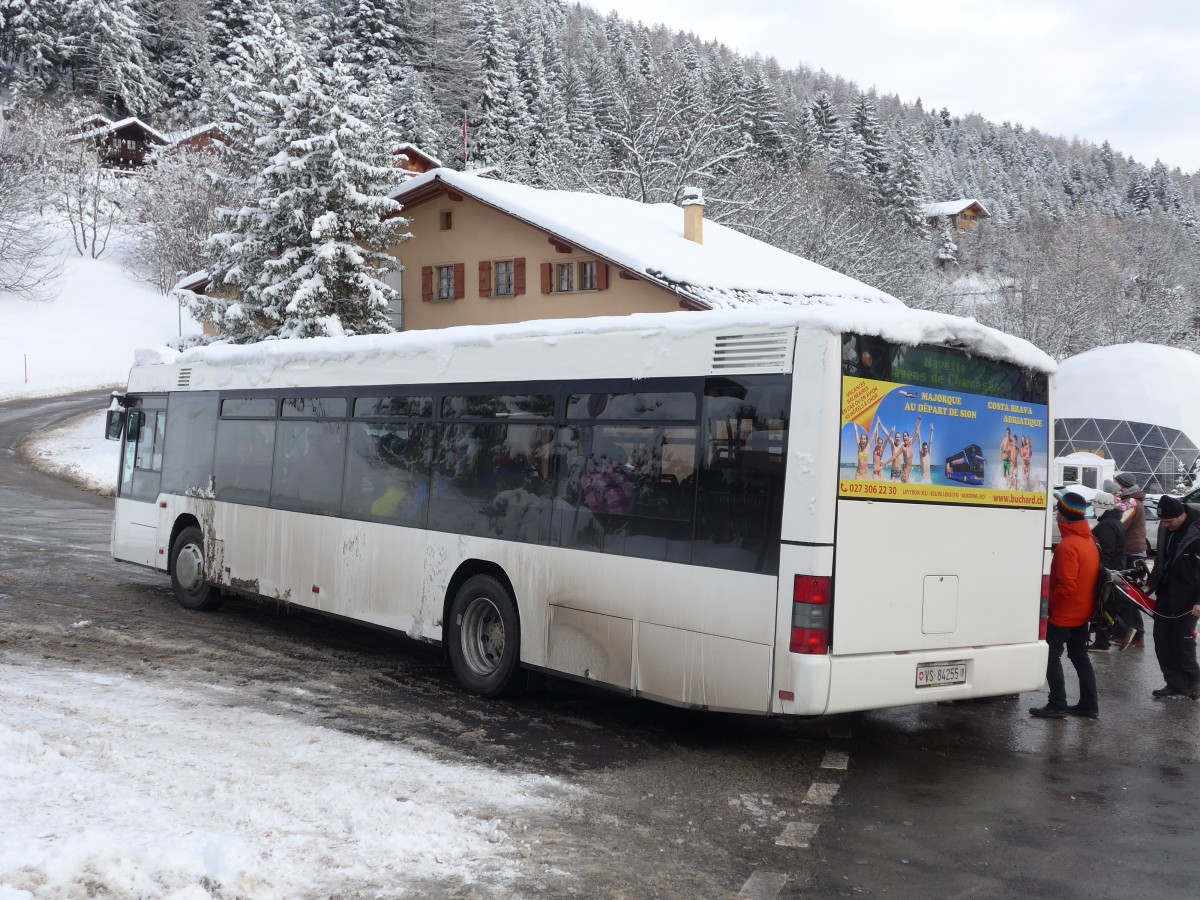 (157'992) - Buchard, Leytron - Nr. 95/VS 84'255 - MAN (ex TN Neuchtel Nr. 221) am 28. Dezember 2014 in Ovronnaz, La Croise