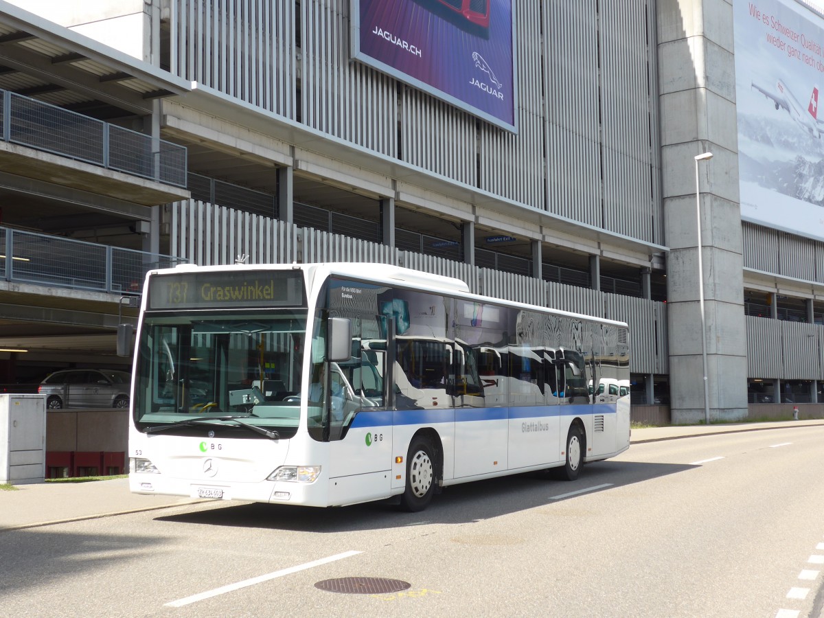 (160'219) - Welti-Furrer, Bassersdorf - Nr. 53/ZH 634'603 - Mercedes am 8. Mai 2015 in Zrich, Flughafen