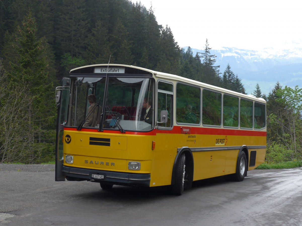 (160'995) - AVG Meiringen - Nr. 74/BE 607'481 - Saurer/R&J (ex PostAuto Berner Oberland; ex P 24'357) am 25. Mai 2015 in Kaltenbrunnen