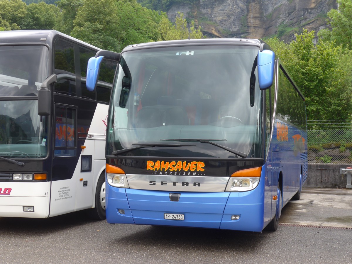 (162'378) - Ramsauer, Herisau - AR 24'783 - Setra am 20. Juni 2015 in Meiringen, Balm