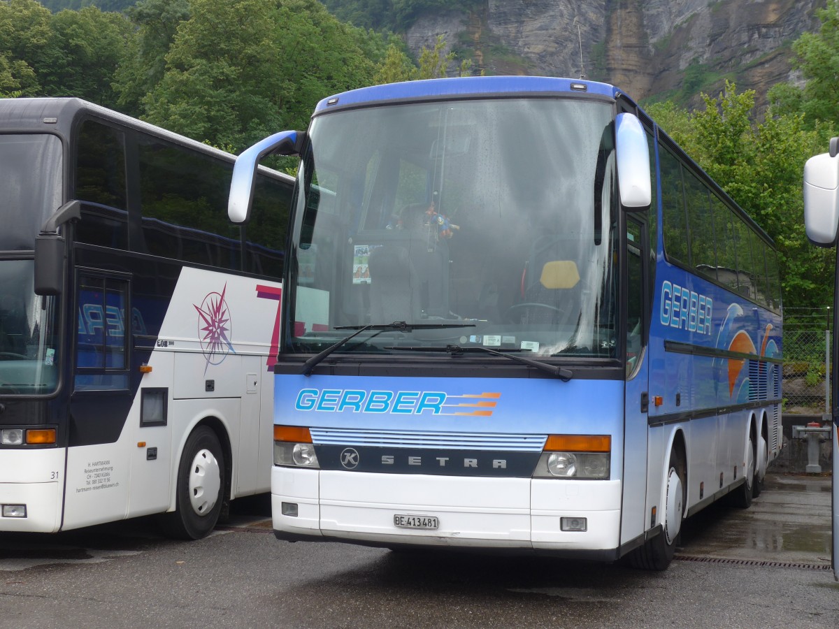 (162'442) - Gerber, Roggwil - Nr. 5/BE 413'481 - Setra am 21. Juni 2015 in Meiringen, Balm