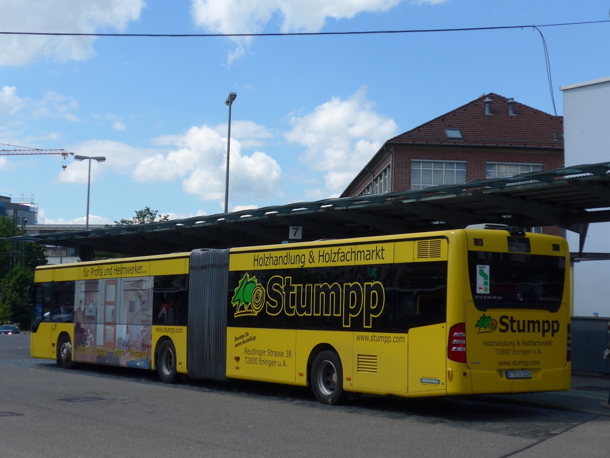 (162'526) - RSV Reutlingen - RT-EW 1024 - Mercedes am 24. Juni 2015 in Reutlingen, Stadtmitte