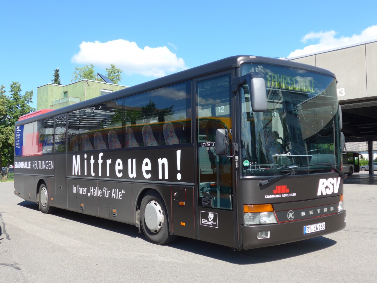 (162'542) - RSV Reutlingen - RT-EW 168 - Setra (ex AFA Adelboden Nr. 24; ex AFA Adelboden Nr. 11) am 24. Juni 2015 in Reutlingen, Betriebshof