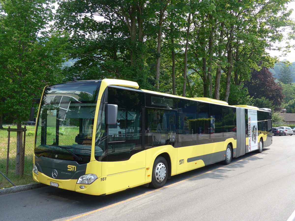 (162'932) - STI Thun - Nr. 161/BE 752'161 - Mercedes am 6. Juli 2015 bei der Schifflndte Thun