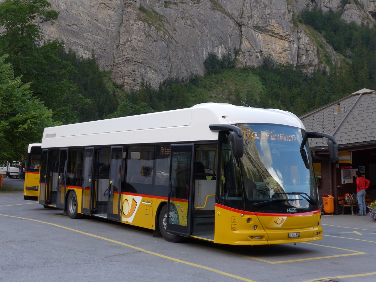 (163'729) - PostAuto Bern - BE 474'560 - Hess am 22. August 2015 in Stechelberg, Hotel