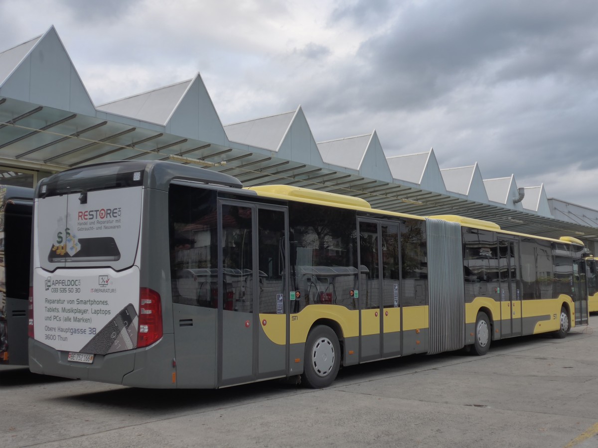 (166'282) - STI Thun - Nr. 166/BE 752'166 - Mercedes am 18. Oktober 2015 in Thun, Garage