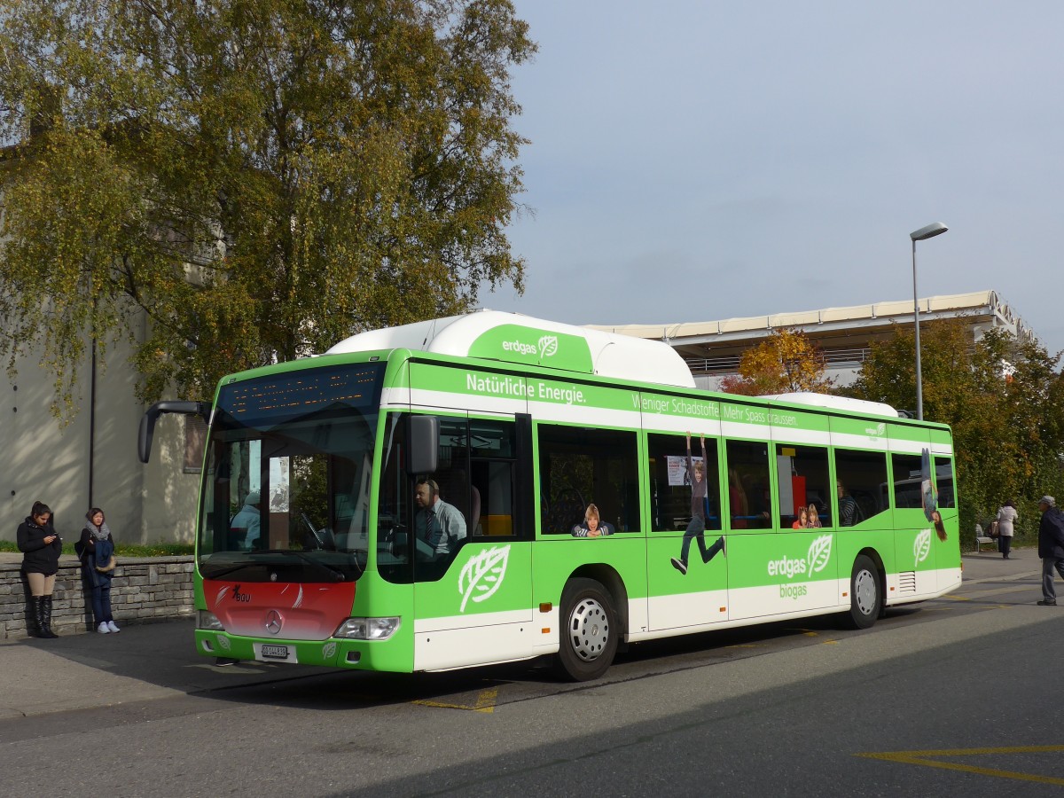 (166'427) - BGU Grenchen - Nr. 25/SO 144'839 - Mercedes am 24. Oktober 2015 beim Bahnhof Grenchen Sd