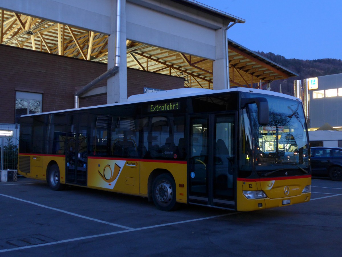 (167'733) - Steiner, Ortschwaben - Nr. 12/BE 68'012 - Mercedes am 12. Dezember 2015 in Thun, Grabengut