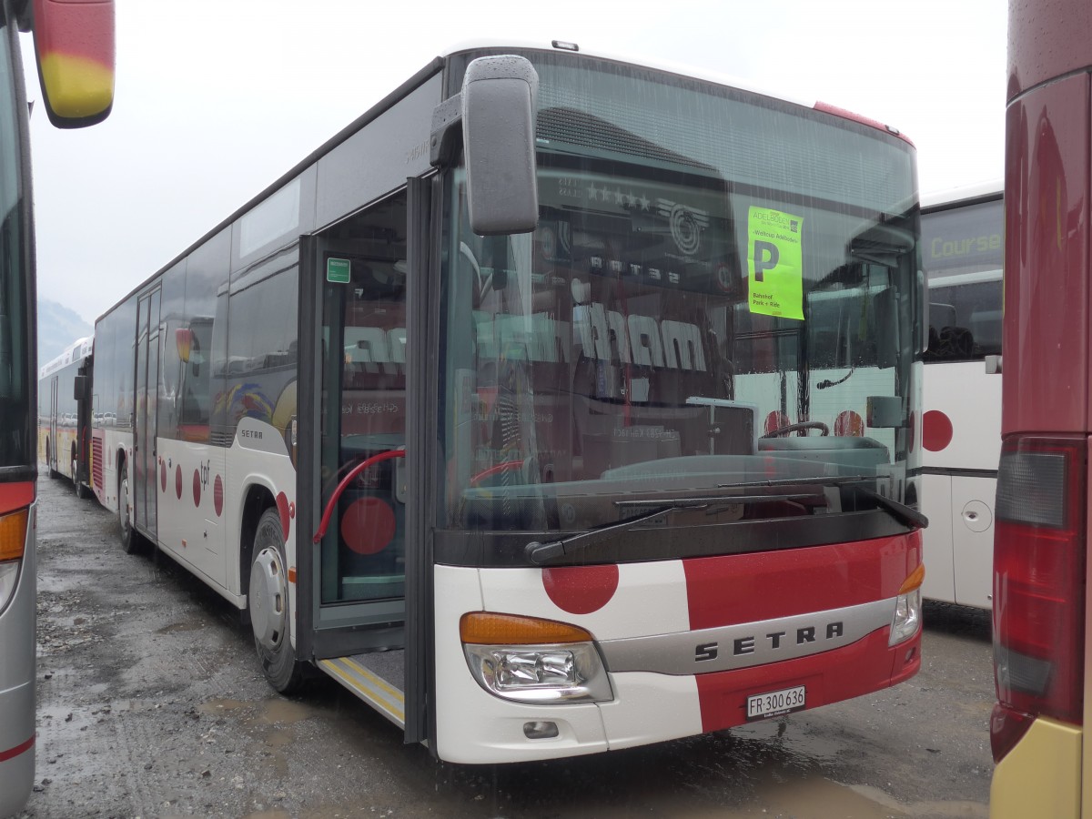 (168'321) - Wieland, Murten - Nr. 58/FR 300'636 - Setra am 9. Januar 2016 in Frutigen, Flugplatz