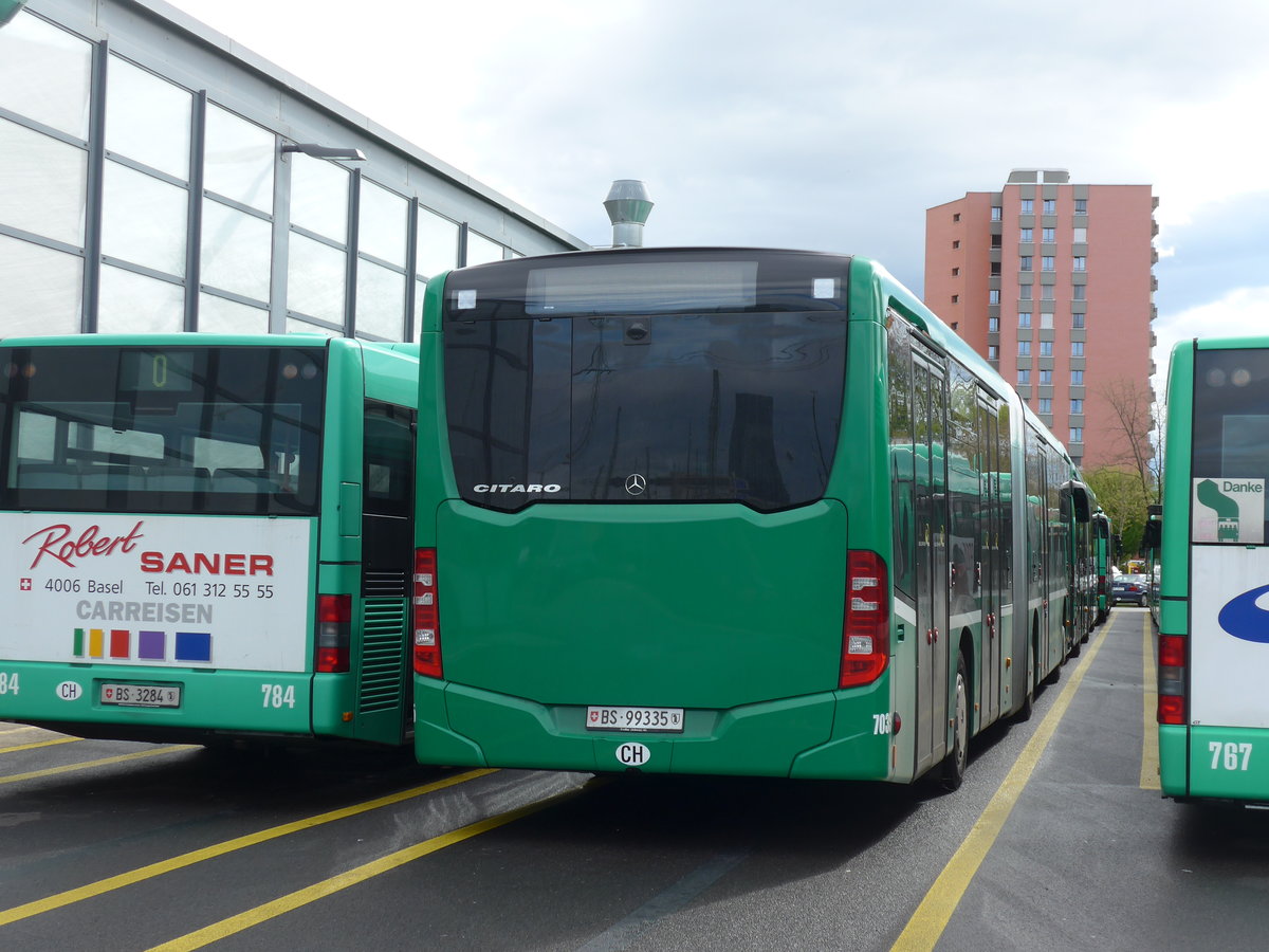 (170'096) - BVB Basel - Nr. 7035/BS 99'335 - Mercedes am 16. April 2016 in Basel, Garage Rankstrasse