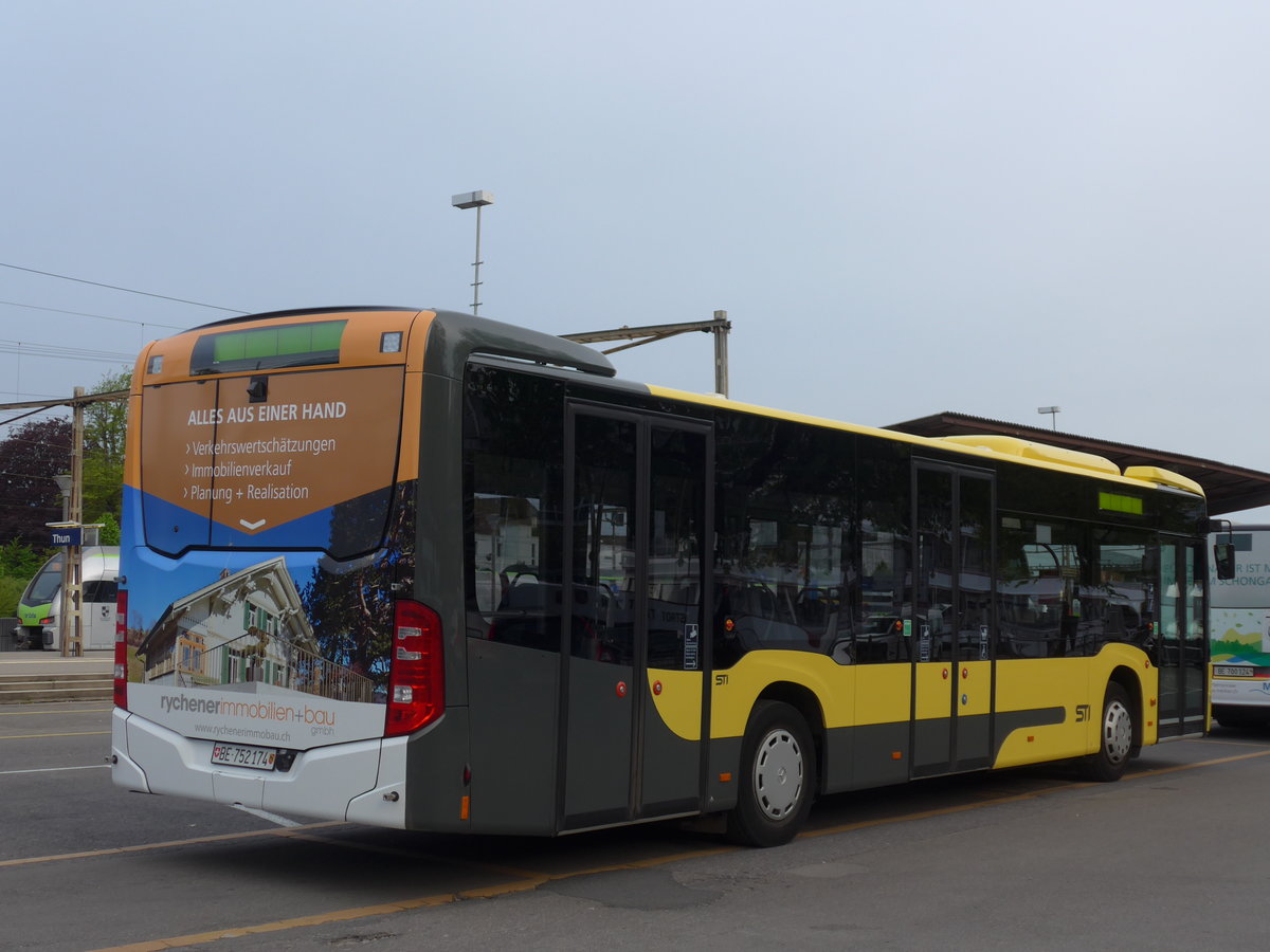 (170'402) - STI Thun - Nr. 174/BE 752'174 - Mercedes am 9. Mai 2016 in Thun, CarTerminal