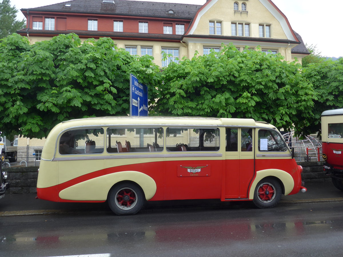 (170'650) - Dillier, Sarnen - OW 33'002 - Saurer/R&J am 14. Mai 2016 in Sarnen, OiO