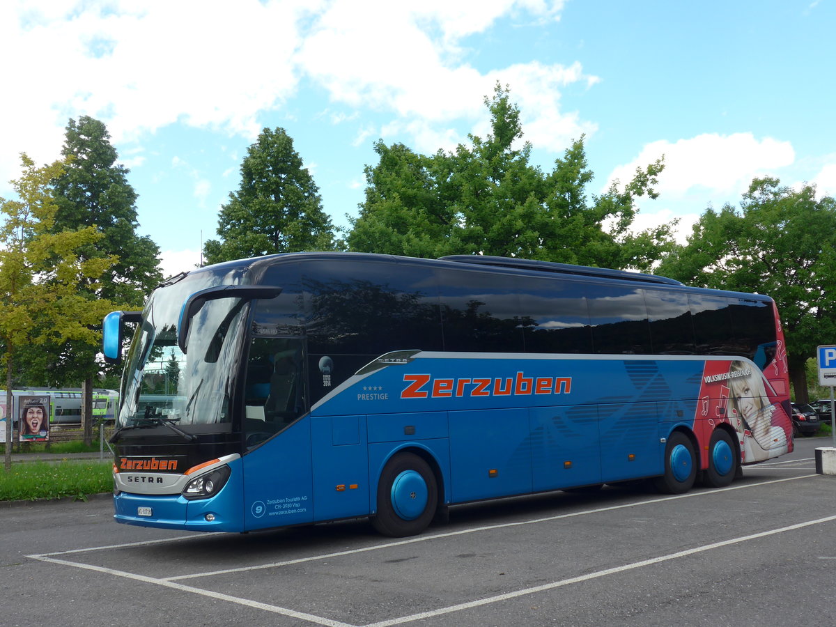 (171'878) - Zerzuben, Visp-Eyholz - Nr. 9/VS 81'718 - Setra am 15. Juni 2016 in Thun, Seestrasse