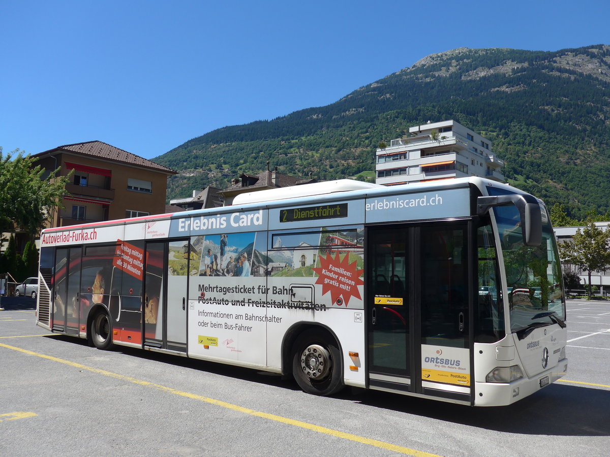 (173'653) - PostAuto Wallis - VS 241'959 - Mercedes am 7. August 2016 in Brig, Garage