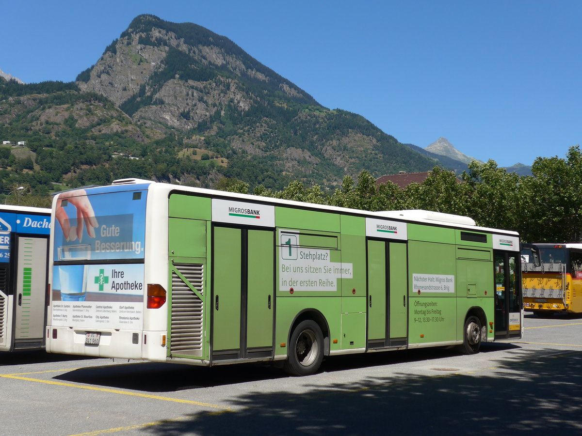 (173'656) - PostAuto Wallis - VS 241'960 - Mercedes am 7. August 2016 in Brig, Garage