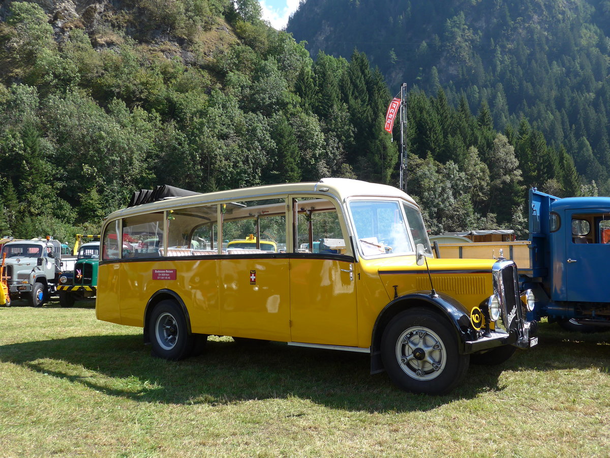 (174'731) - Baumgartner, Horn - Nr. 1/SG 73'505 - Berna/Saurer (ex Chiesa, Minusio) am 10. September 2016 in Campo, Saurertreffen