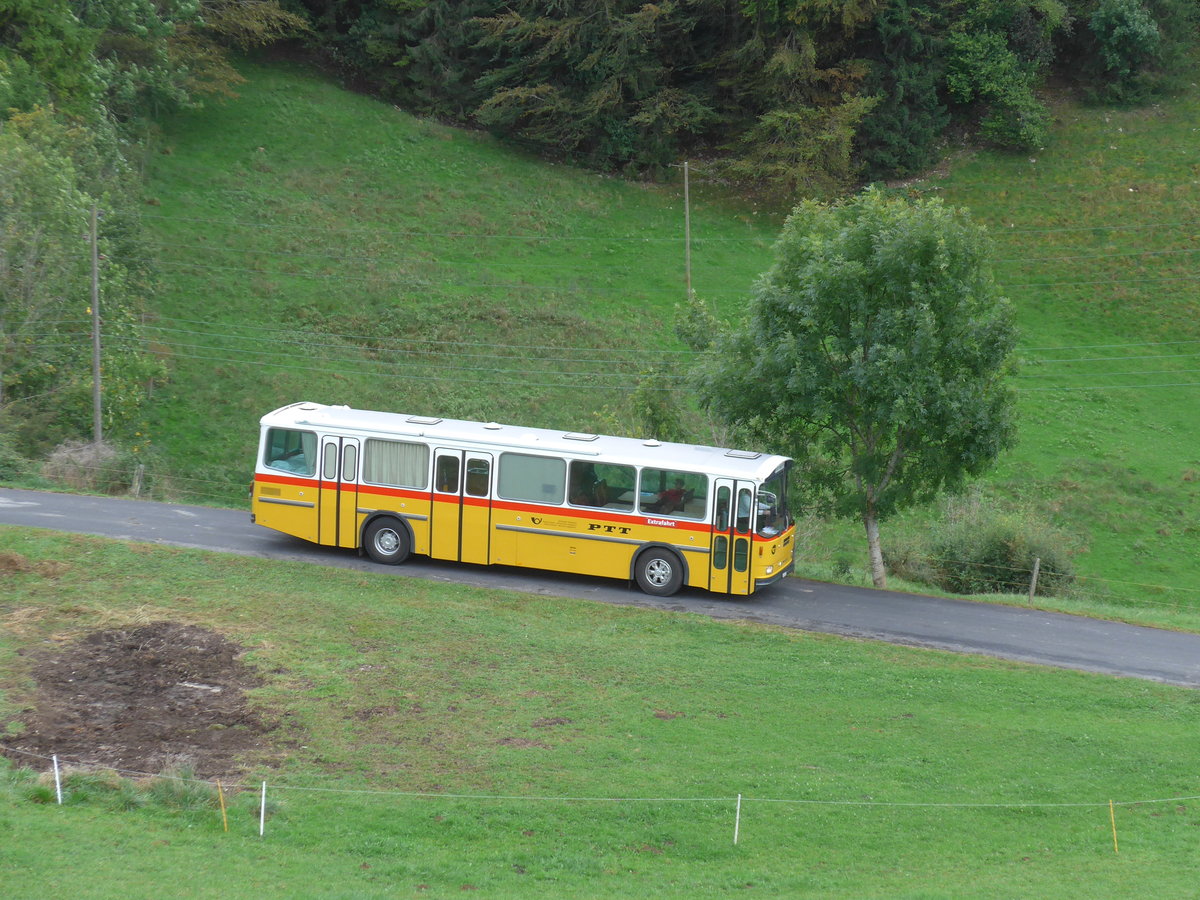 (175'354) - Gloor, Staufen - AG 6013 - Saurer/Hess (ex ALMAT, Tagelswangen; ex P 26'516) am 2. Oktober 2016 am Scheltenpass (Bernerseite)