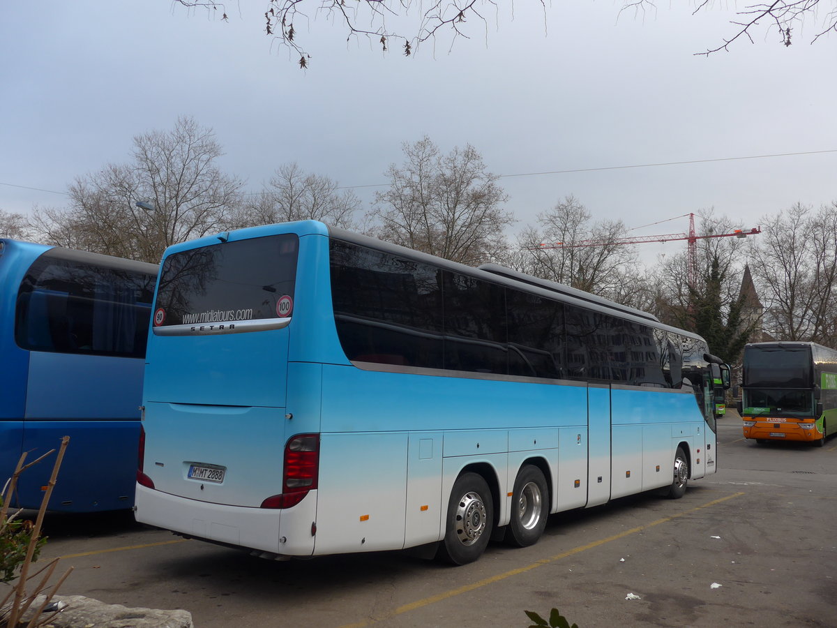 (177'325) - Aus Deutschland: Midiatours, Mnchen - M-MT 2888 - Setra am 24. Dezember 2016 in Zrich, Sihlquai