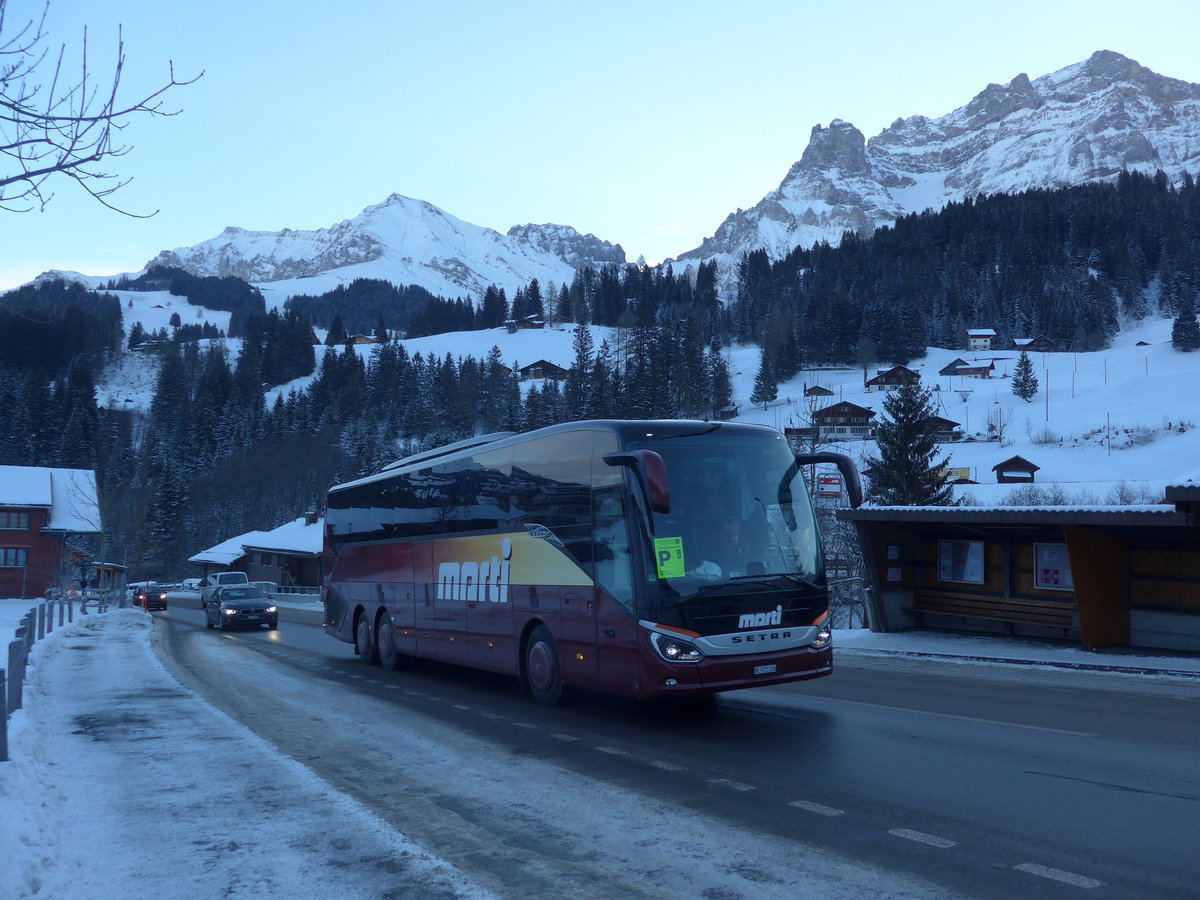 (177'643) - Marti, Kallnach - Nr. 6/BE 572'206 - Setra am 7. Januar 2017 in Adelboden, Oey