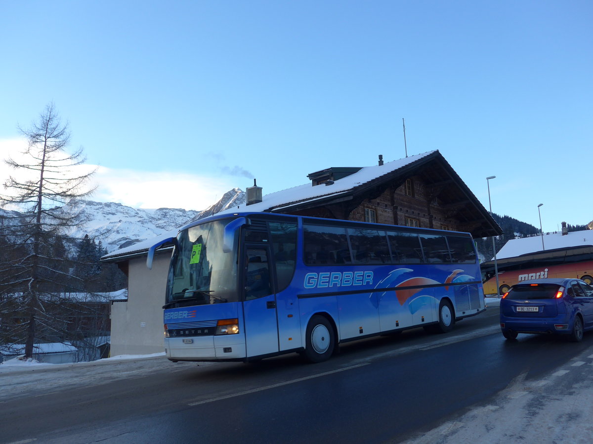 (177'667) - Gerber, Roggwil - Nr. 7/BE 321'047 - Setra am 7. Januar 2017 in Adelboden, Oey