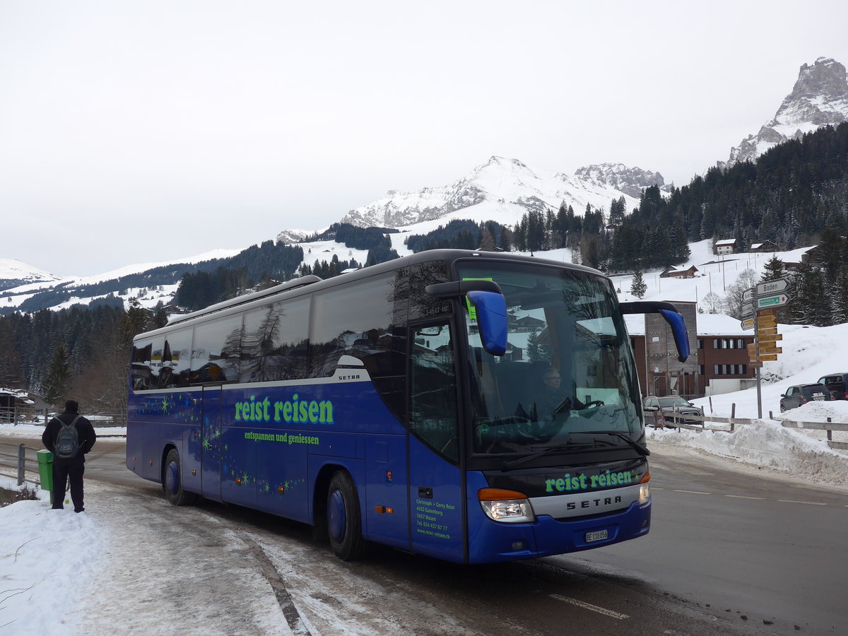 (177'881) - Reist, Gutenburg - BE 110'056 - Setra am 7. Januar 2017 in Adelboden, Oey