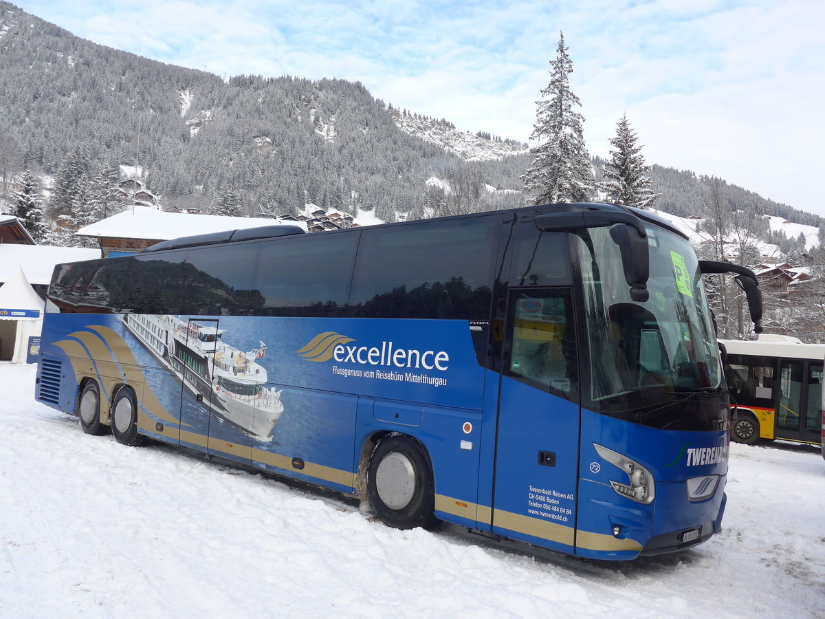 (177'953) - Twerenbold, Baden - Nr. 72/BE 826'515 - VDL am 8. Januar 2017 in Adelboden, ASB