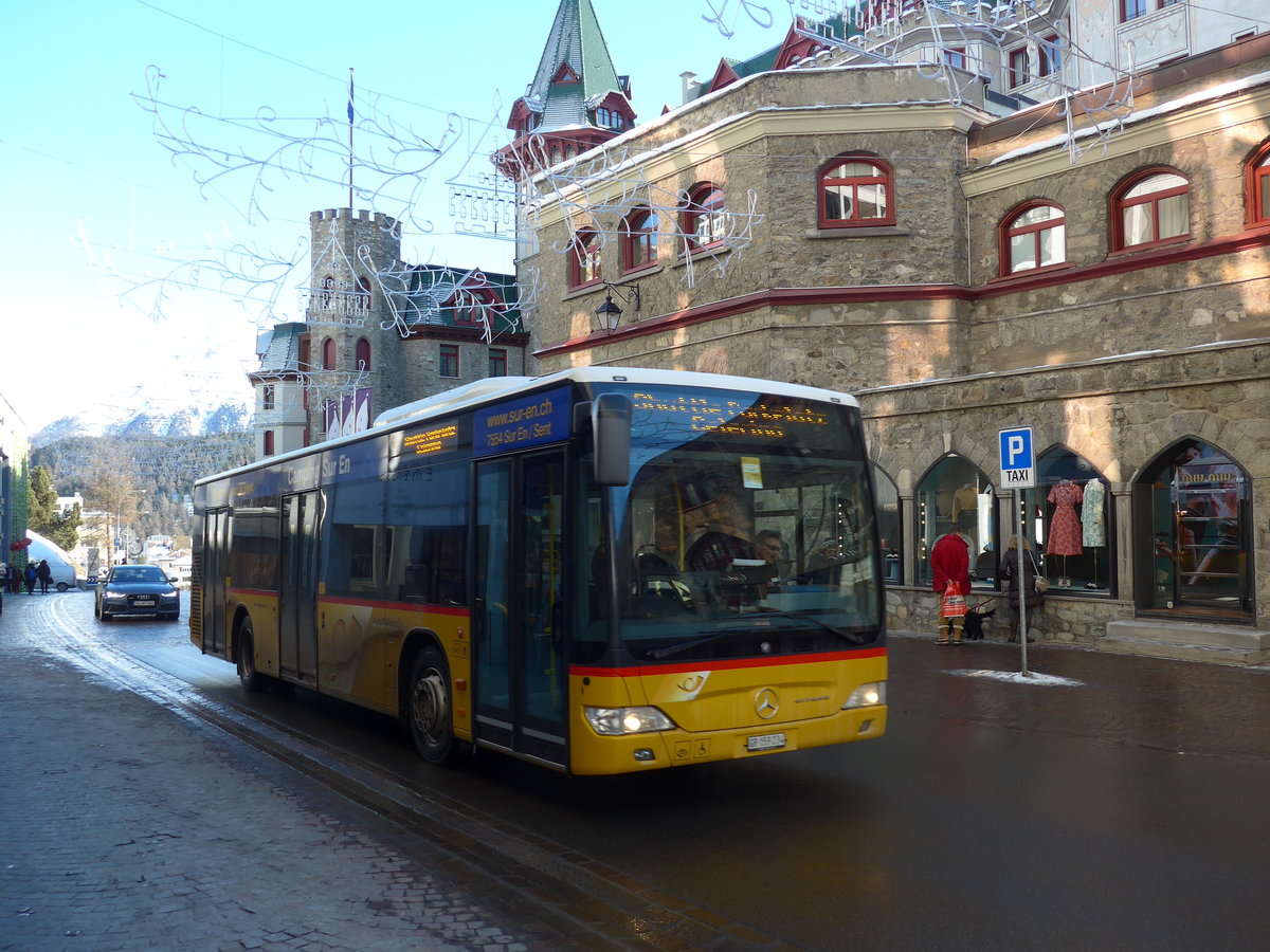 (178'557) - PostAuto Graubnden - GR 159'234 - Mercedes am 18. Februar 2017 in St. Moritz, Klinik Gut