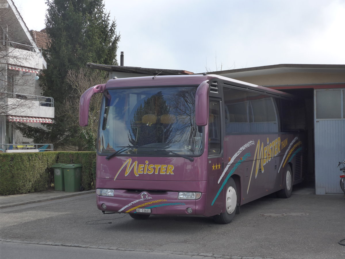 (178'826) - Meister, Thun - BE 13'661 - Irisbus am 4. Mrz 2017 in Thun, Garage