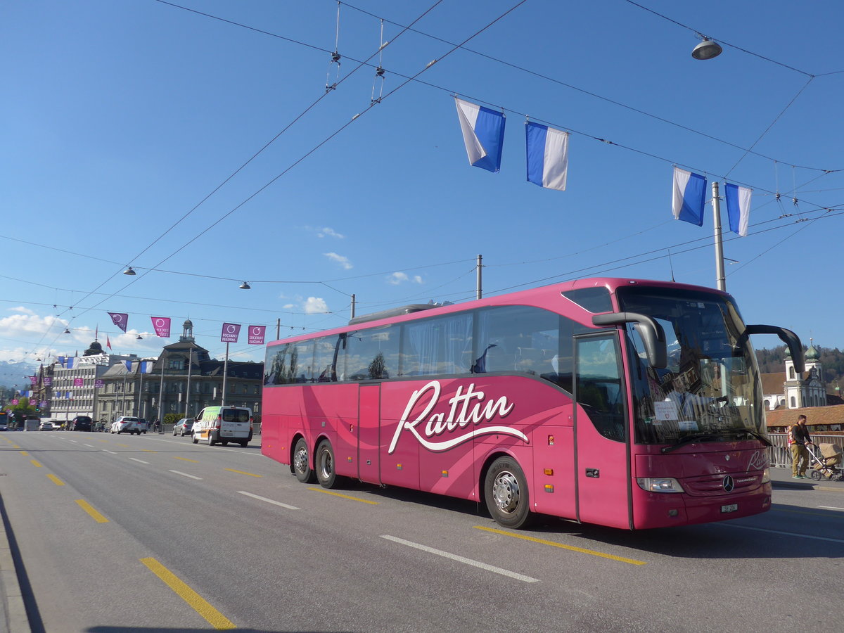 (179'433) - Rattin, Neuhausen - Nr. 6/SH 206 - Mercedes am 10. April 2017 in Luzern, Bahnhofbrcke