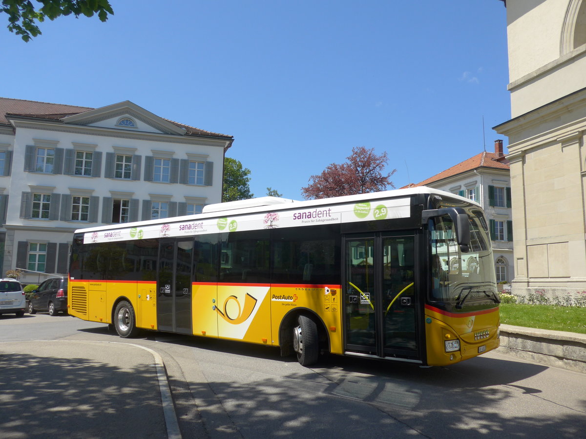 (180'355) - PostAuto Ostschweiz - AR 14'852 - Iveco am 22. Mai 2017 in Heiden, Post