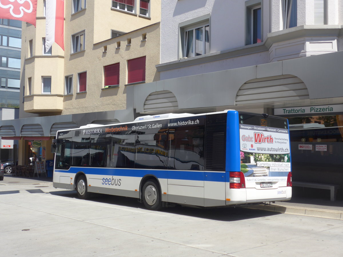 (180'370) - St. Gallerbus, St. Gallen - Nr. 245/SG 198'245 - MAN (ex TPN Nyon) am 22. Mai 2017 in Goldach, Signalstrasse