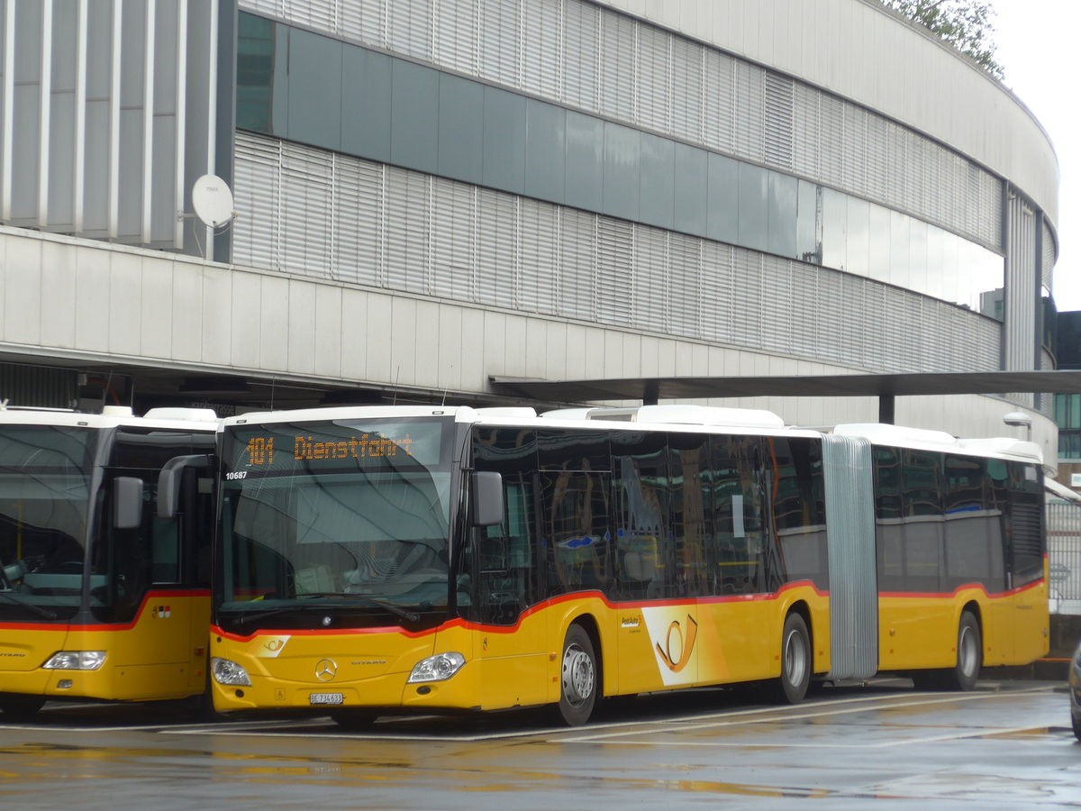 (180'938) - PostAuto Bern - Nr. 633/BE 734'633 - Mercedes am 4. Juni 2017 in Bern, Postautostation