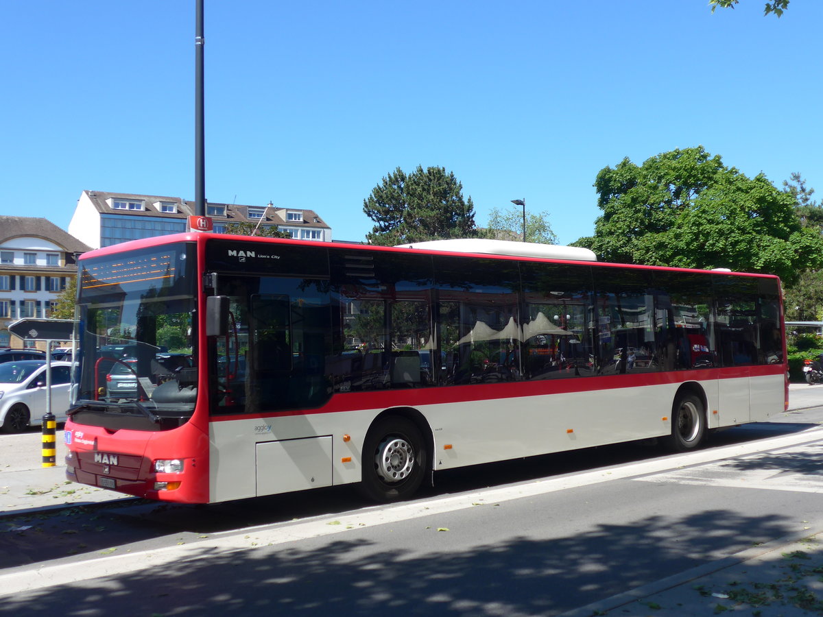 (181'166) - TRAVYS Yverdon - Nr. 109/VD 550'090 - MAN am 18. Juni 2017 beim Bahnhof Yverdon