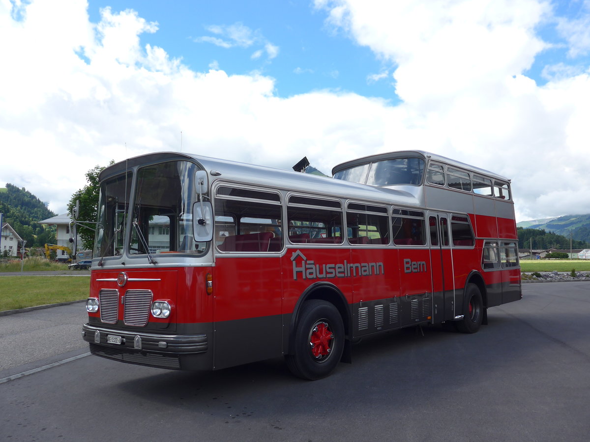 (181'662) - Huselmann, Bern - Nr. 26/BE 1322 U - FBW/Vetter-R&J Anderthalbdecker (ex AFA Adelboden Nr. 9) am 1. Juli 2017 in Frutigen, Garage AFA