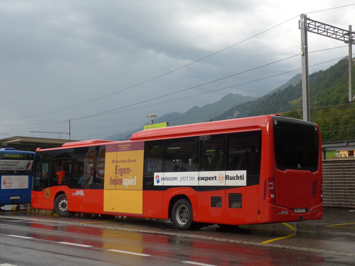 (182'410) - AFA Adelboden - Nr. 27/BE 26'773 - Mercedes am 31. Juli 2017 beim Bahnhof Reichenbach