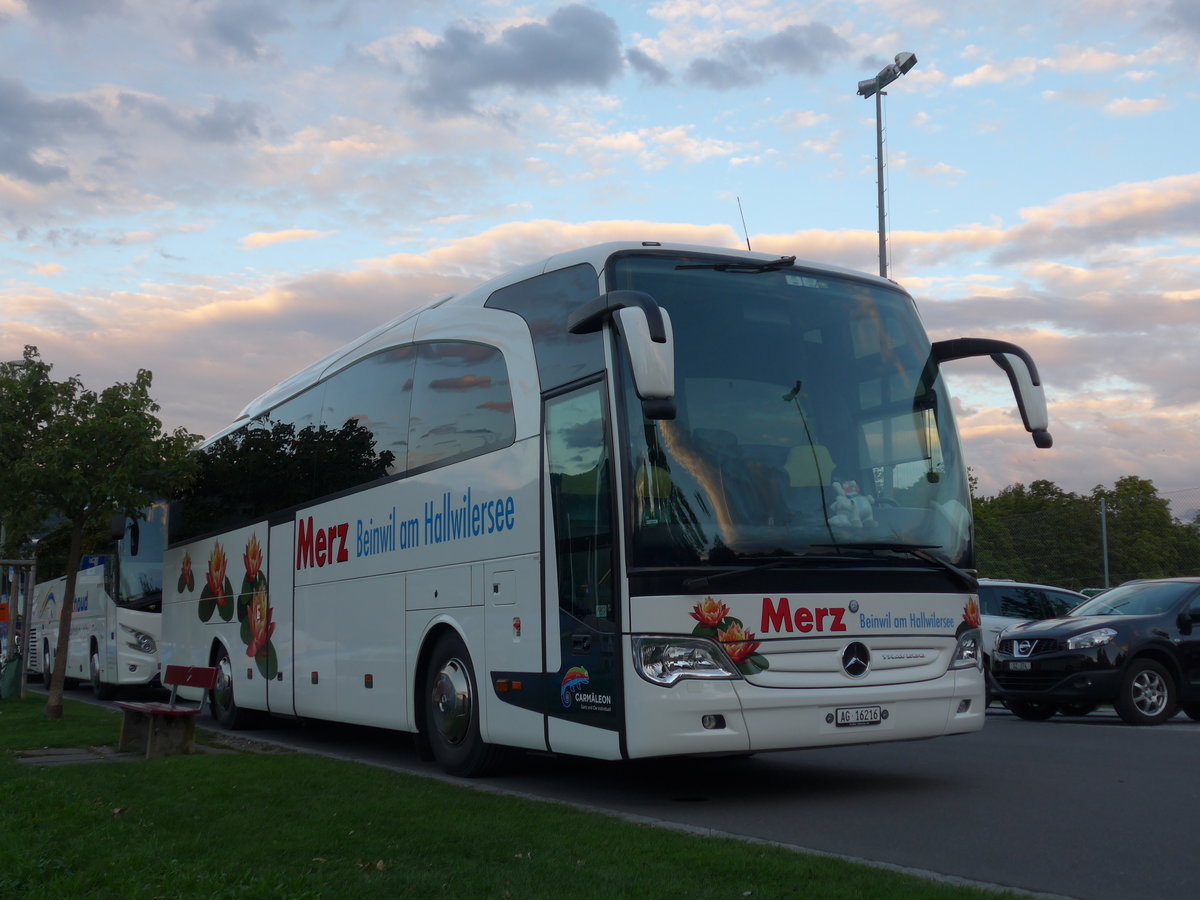 (182'695) - Merz, Beinwil - AG 16'216 - Mercedes am 4. August 2017 in Thun, Strandbad