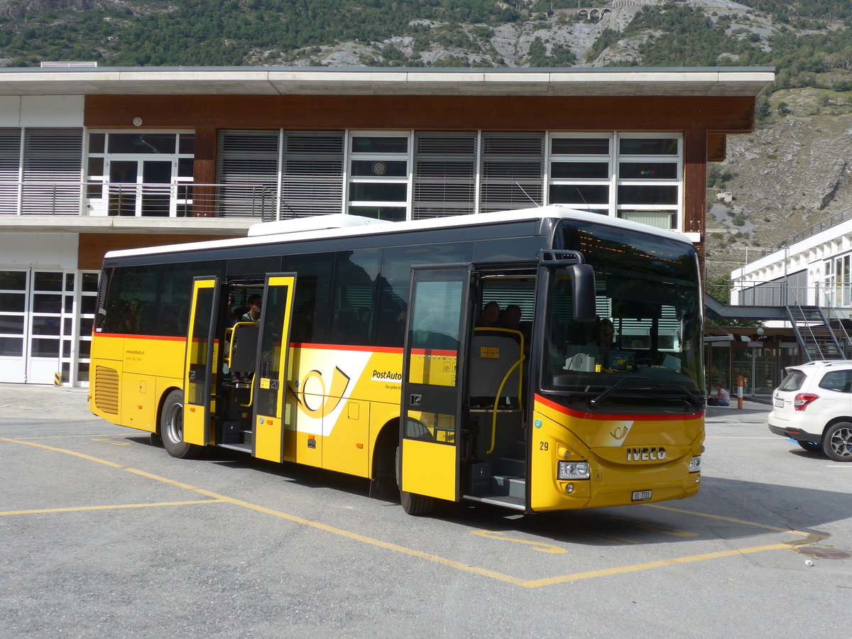 (184'254) - Jaggi, Kippel - Nr. 29/VS 7733 - Iveco am 25. August 2017 in Steg