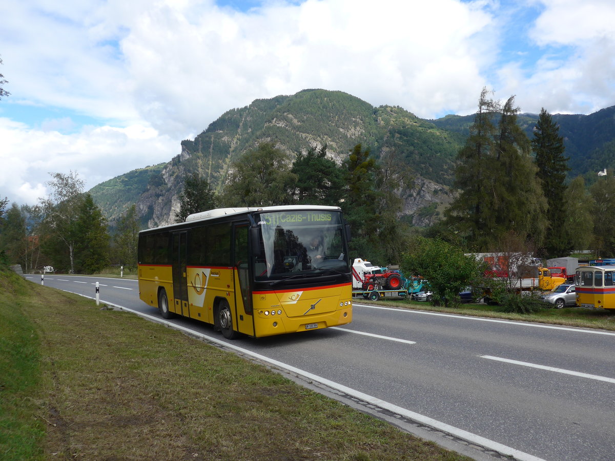 (184'954) - PostAuto Graubnden - GR 102'306 - Volvo am 16. September 2017 in Cazis, Bndner Arena