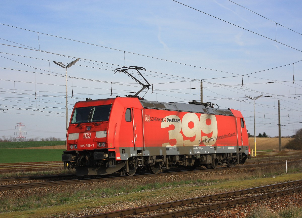 185 399-3 am 21. M�rz 2014 beim rangieren in Gramatneusiedl.