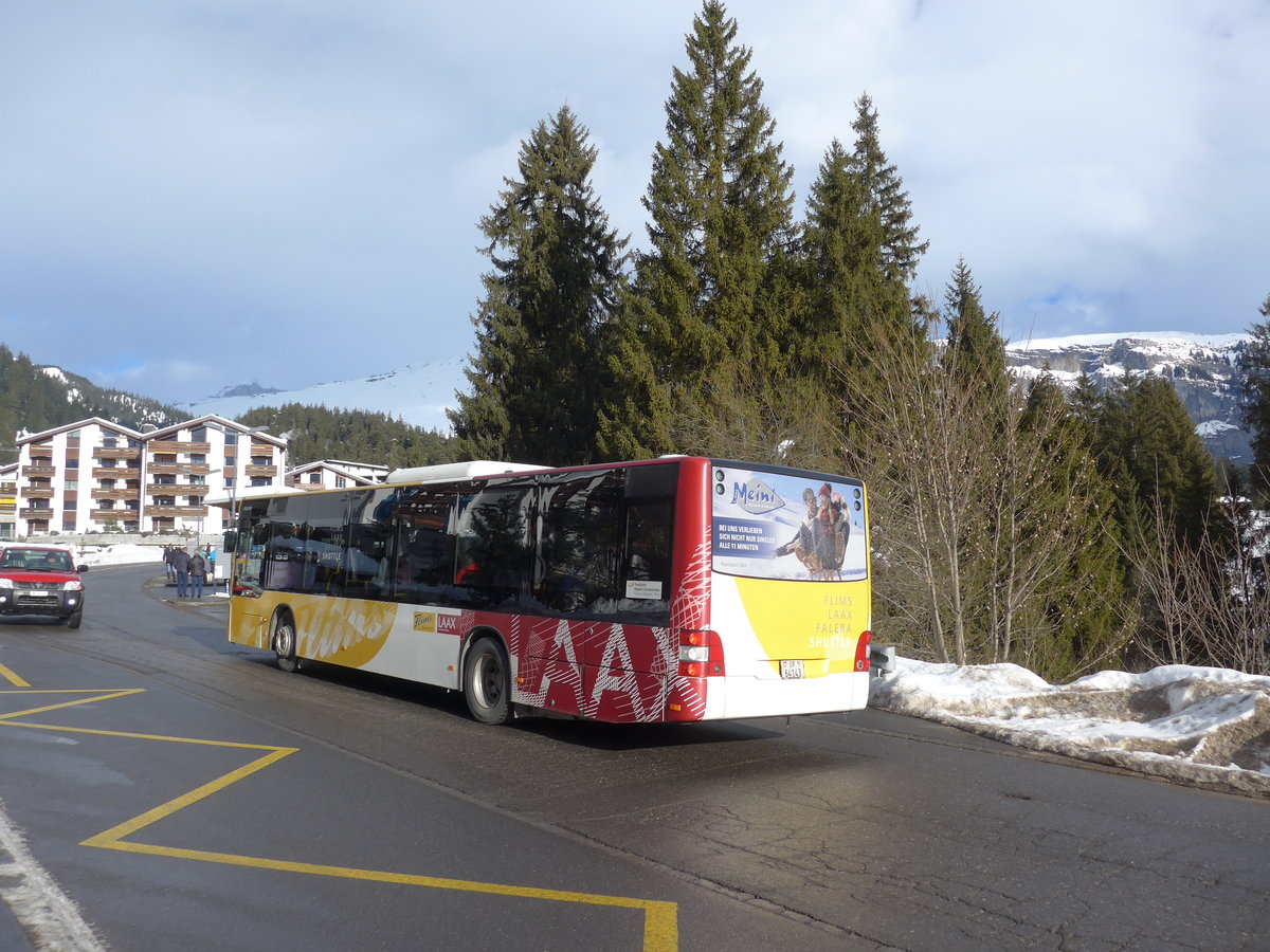 (187'365) - Stuppan, Flims - GR 64'143 - MAN am 26. Dezember 2017 in Laax, Bergbahnen