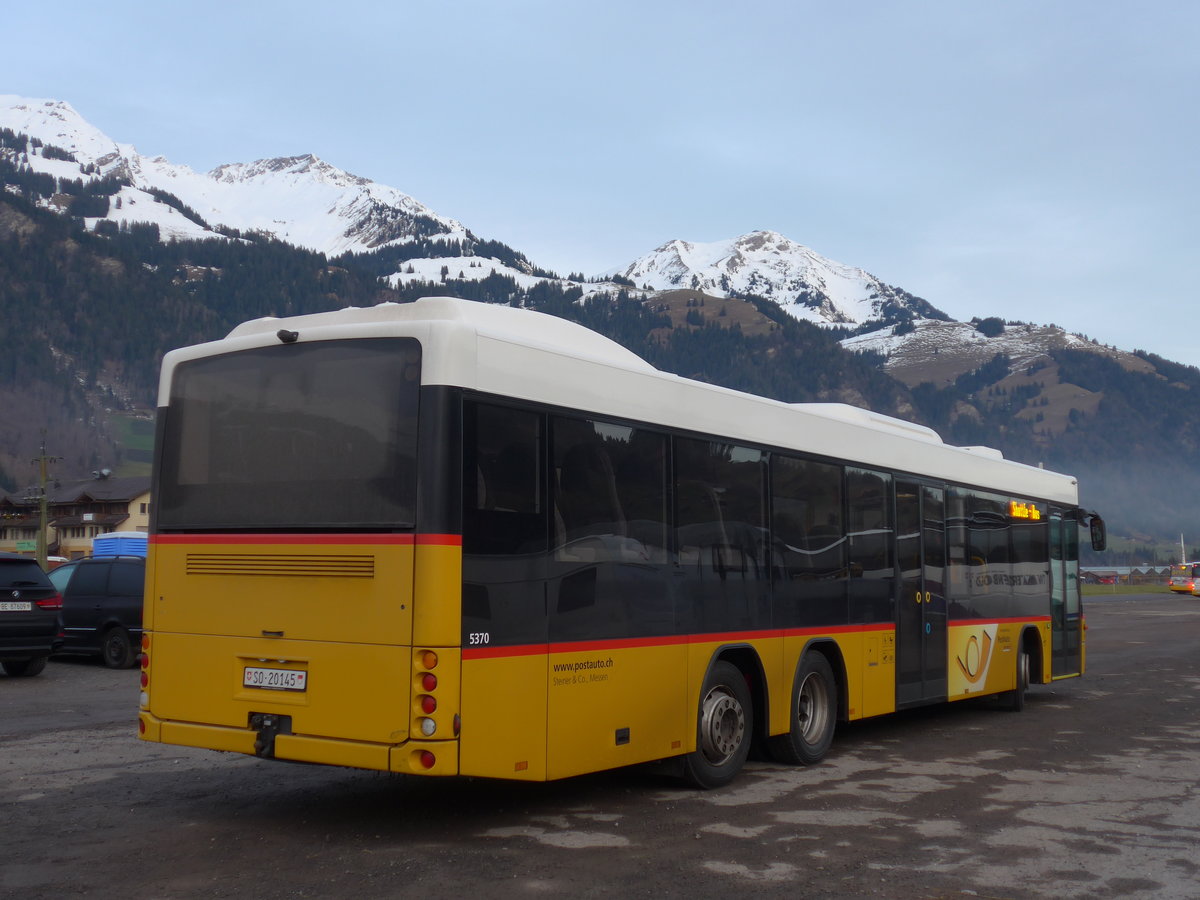 (187'698) - Steiner, Messen - SO 20'145 - Scania/Hess am 7. Januar 2018 in Frutigen, Flugplatz