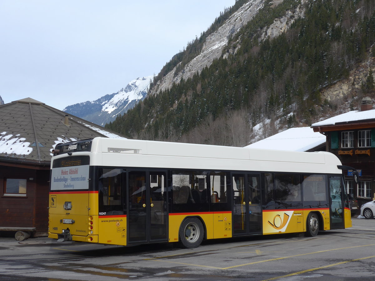 (188'271) - PostAuto Bern - BE 474'560 - Hess am 5. Februar 2018 in Stechelberg, Hotel