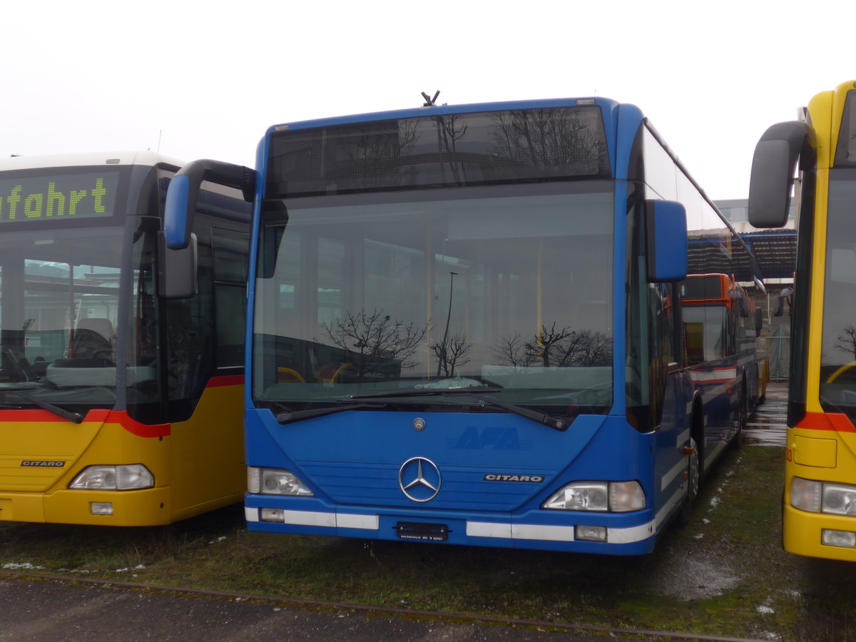 (188'310) - AFA Adelboden - Nr. 92 - Mercedes (ex Nr. 4) am 8. Februar 2018 in Frauenfeld, Langdorfstrasse