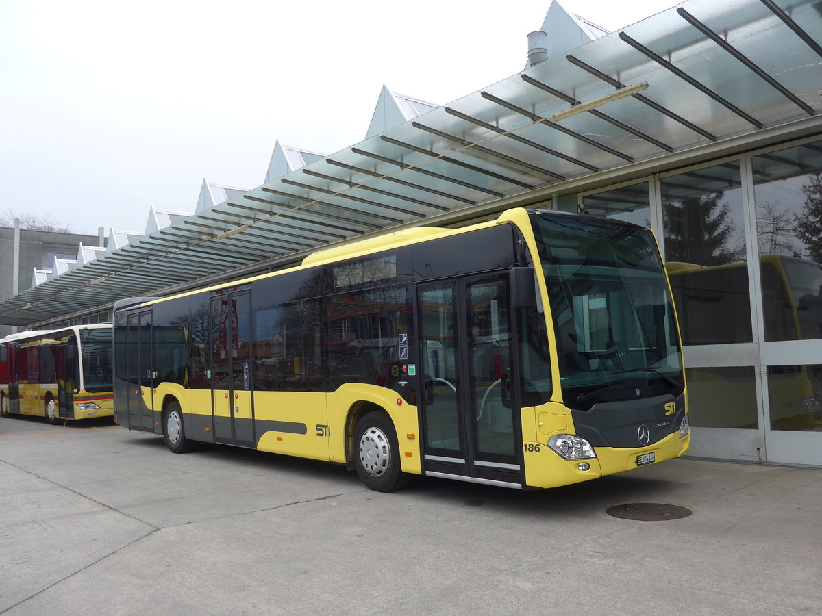 (188'961) - STI Thun - Nr. 186/BE 804'186 - Mercedes am 25. Februar 2018 in Thun, Garage