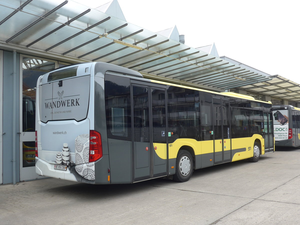 (188'964) - STI Thun - Nr. 186/BE 804'186 - Mercedes am 25. Februar 2018 in Thun, Garage