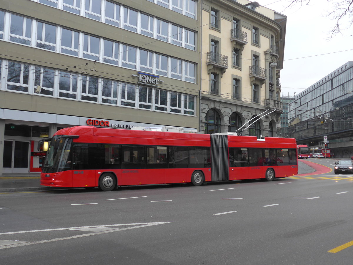 (189'427) - Bernmobil, Bern - Nr. 27 - Hess/Hess am 17. Mrz 2018 in Bern, Bollwerk 